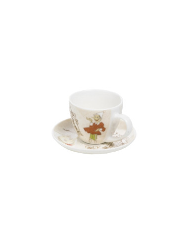 TAZZINA CAFFE' GATTO-VOLPE PINOCCHIO COLLECTION IN NEW BONE | Brandani