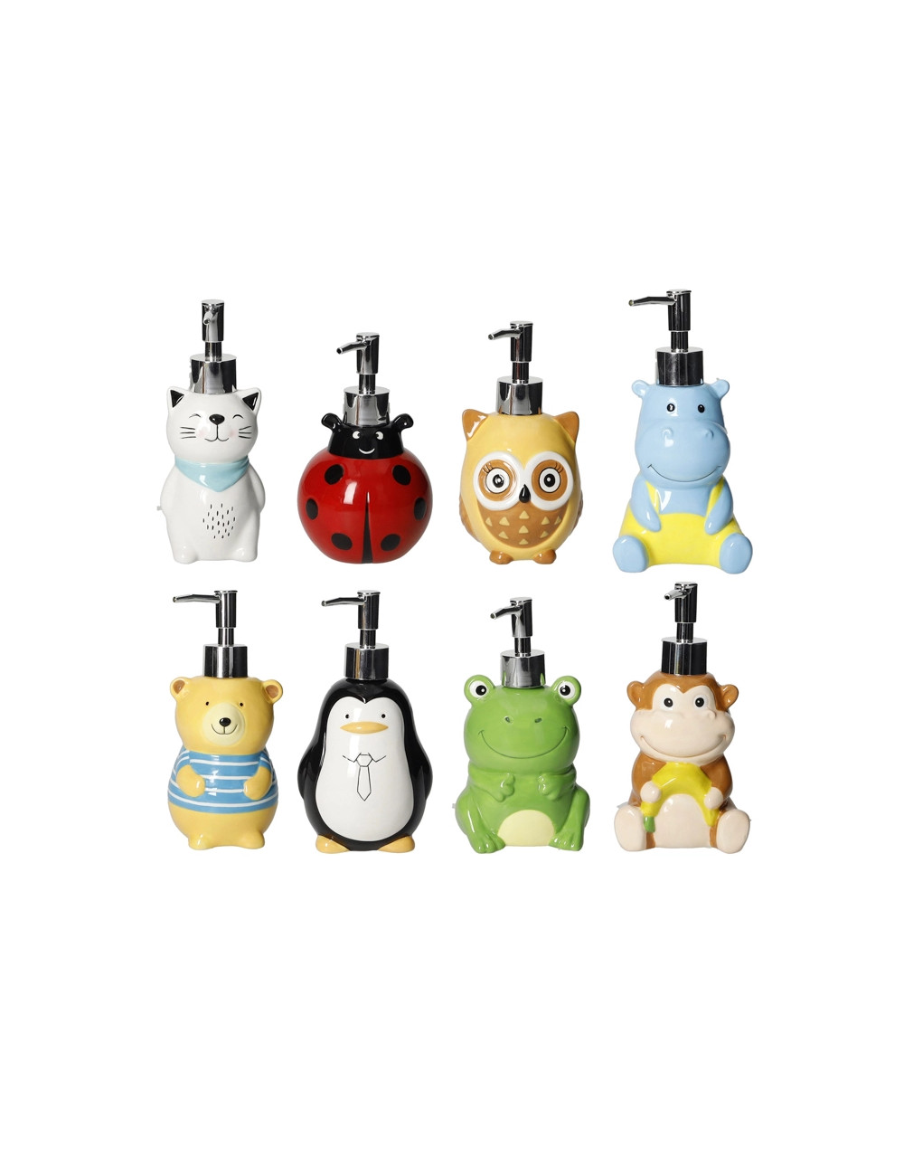 I CUCCIOLI DOLOMITE SOAP DISPENSER 8 PC DISPLAY | Brandani