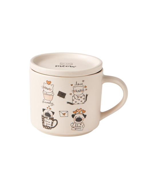 MUG GATTI SET 2 PZ NEW BONE CHINA | Brandani