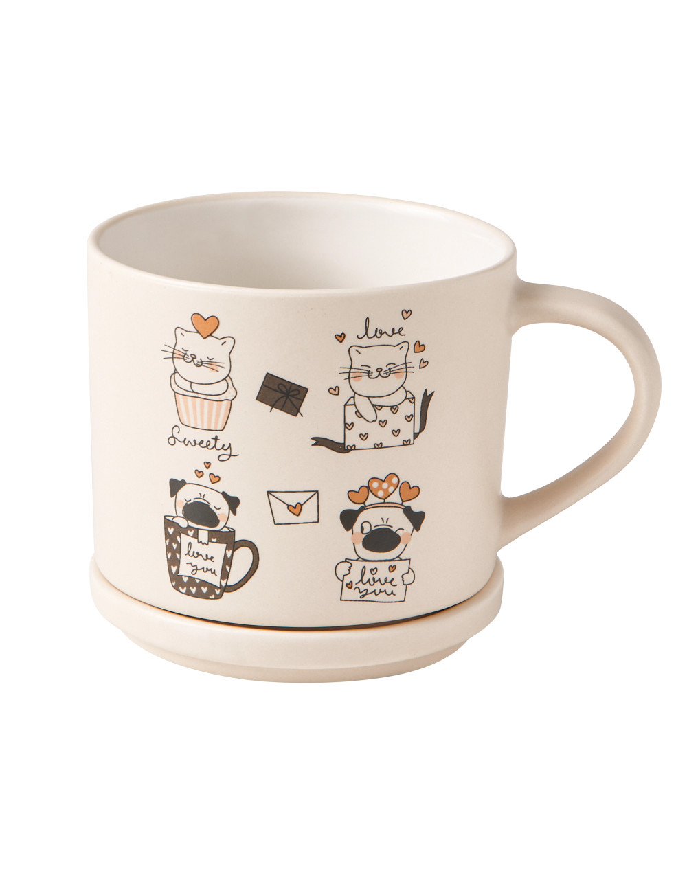 MUG GATTI SET 2 PZ NEW BONE CHINA | Brandani