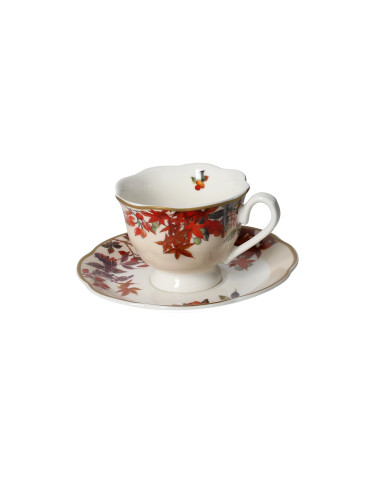 TAZZINA CAFFE' CORBEZZOLI SET 2 PZ NEW BONE CHINA | Brandani