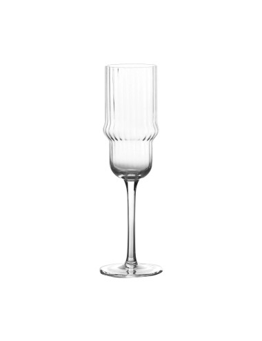 FLUTE VOLANT VETRO CRYSTAL GLASS | Brandani