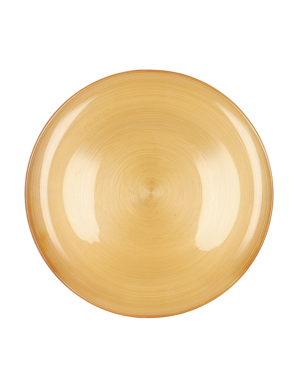 GLASS ARES OCHRE PLATE CM D 32 | Brandani