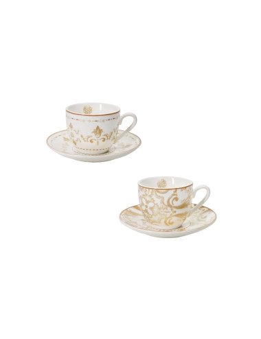 TAZZINA CAFFE EXCALIBUR SET 2 PZ NEW BONE CHINA | Brandani