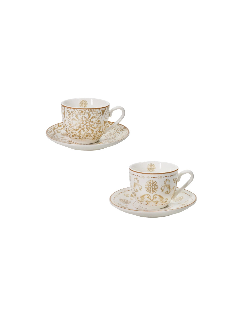 EXCALIBUR NEW BONE CHINA COFFEE CUPS 2 PCS SET | Brandani