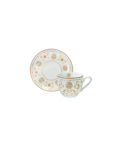 EXCALIBUR NEW BONE CHINA COFFEE CUPS 2 PCS SET | Brandani