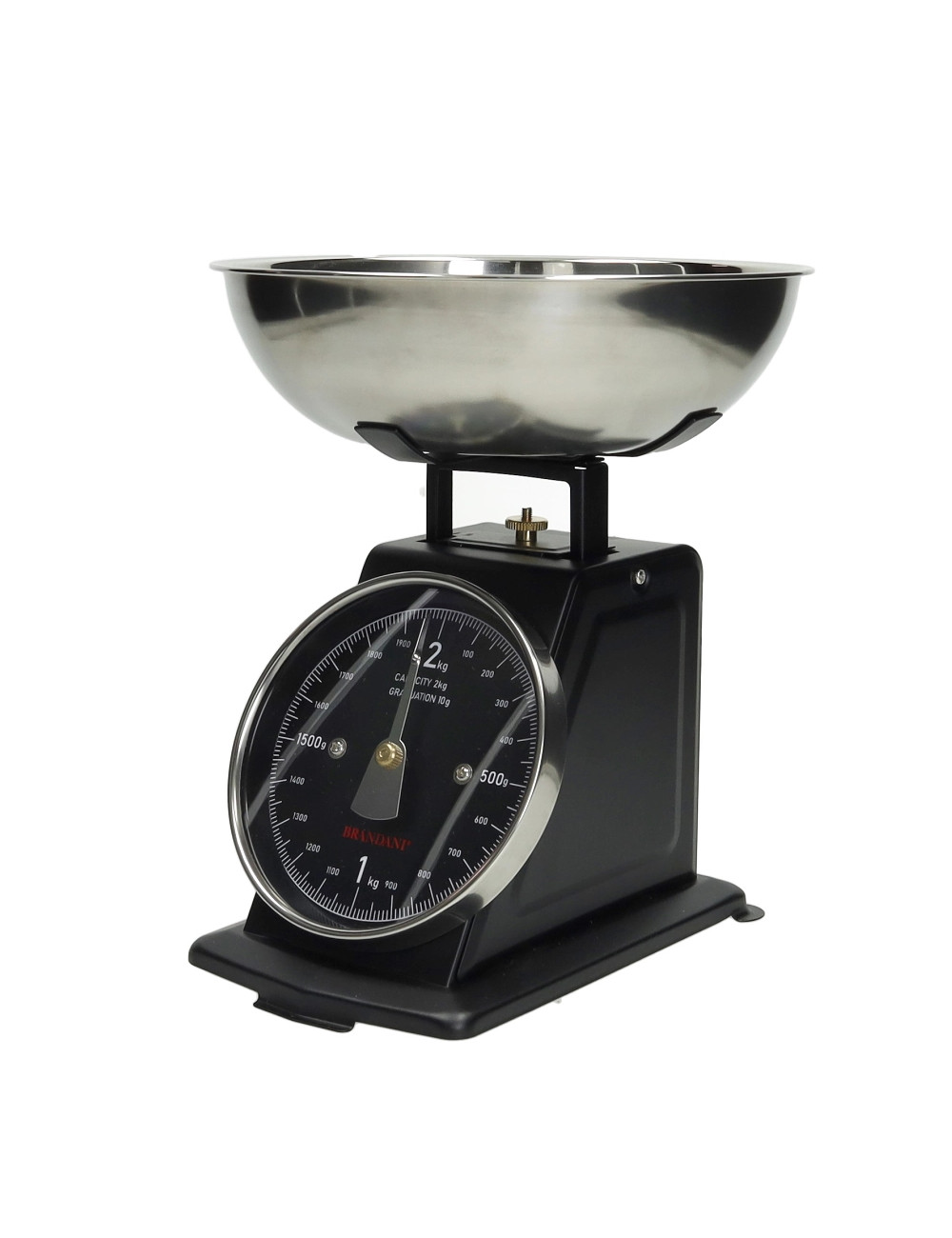 STAINLESS OPAQUE BLACK VINTAGE SCALES | Brandani