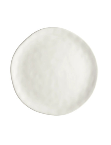 WHITE SINFONIA DINNER PLATE GRES PORCELAIN | Brandani