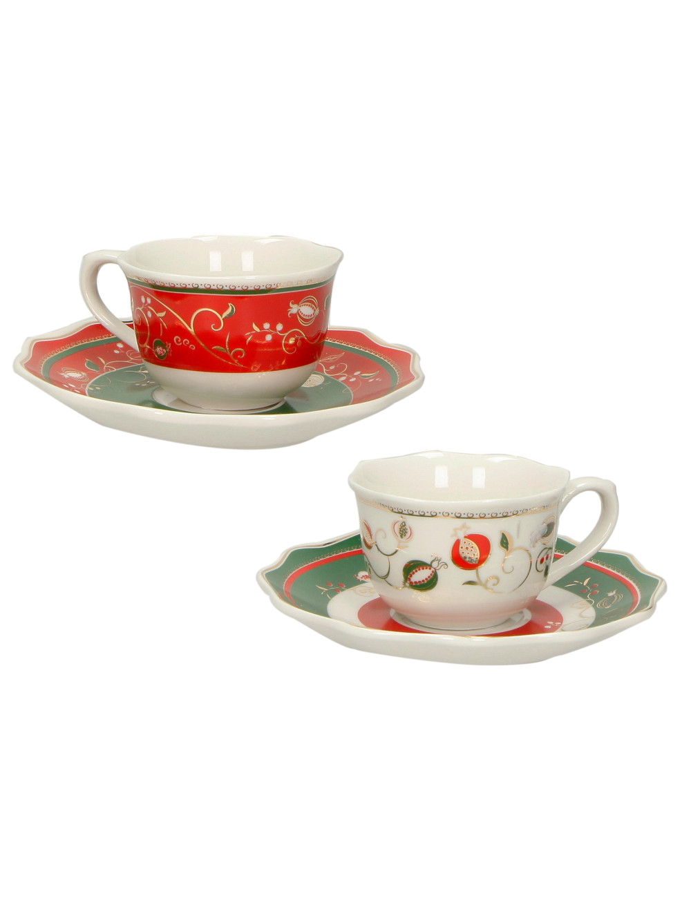 TEMPO DI FESTA 2 PCS PORCELAIN COFFEE CUPS SET | Brandani