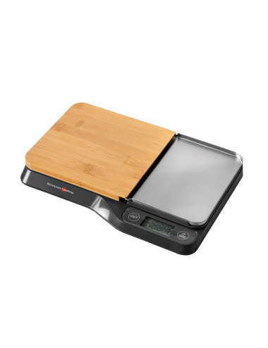 DIGITAL SCALE TECHNO COLLECTION PLASTIC WITH BAMBOO CUTTING | Brandani