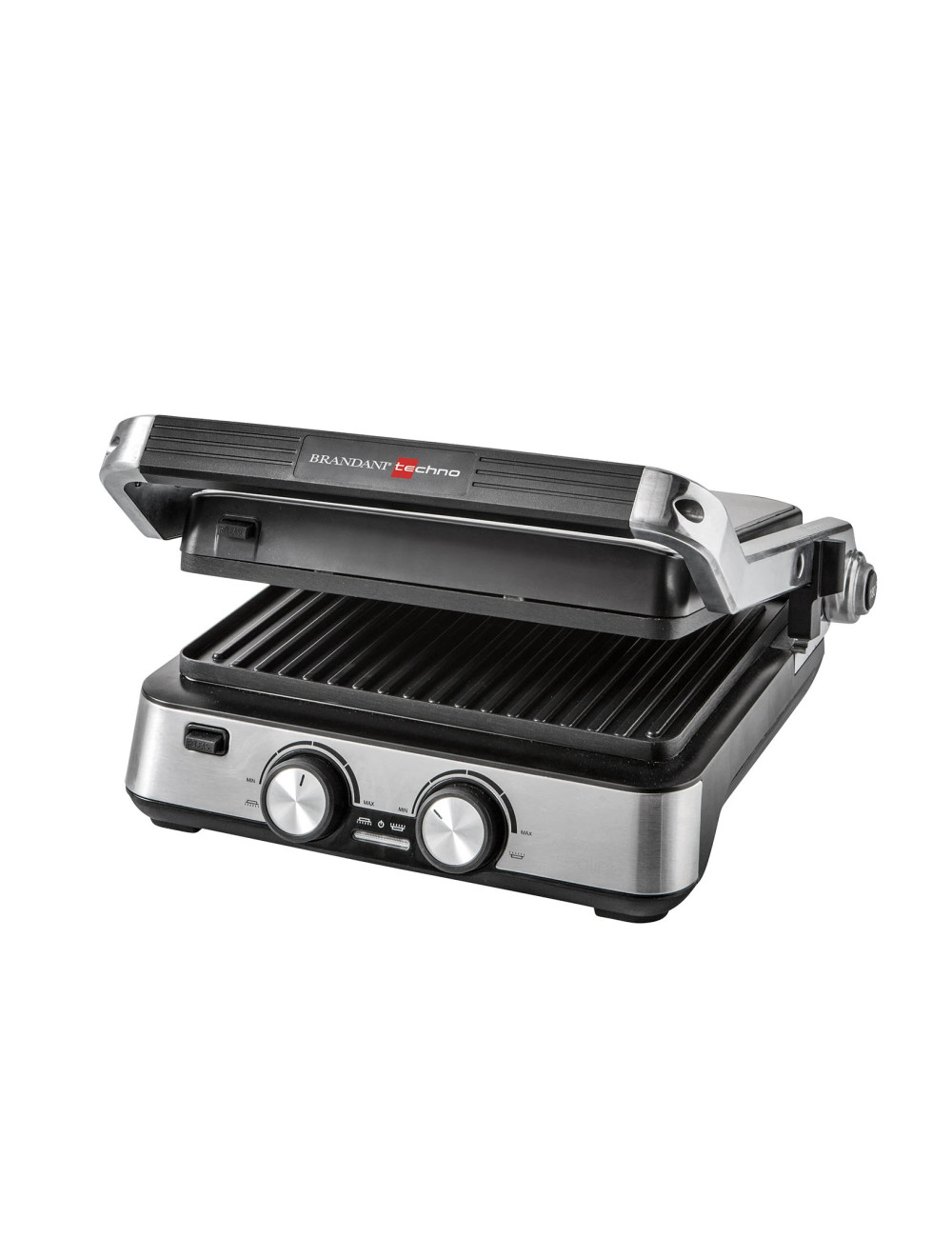 EXTENDABLE NON-STICK STAINLESS STEEL GRILL WITH DOUBLE PLAT | Brandani