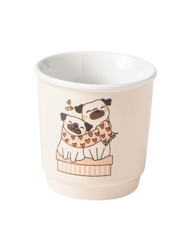 BICCHIERINO CANI E GATTI NEW BONE CHINA | Brandani