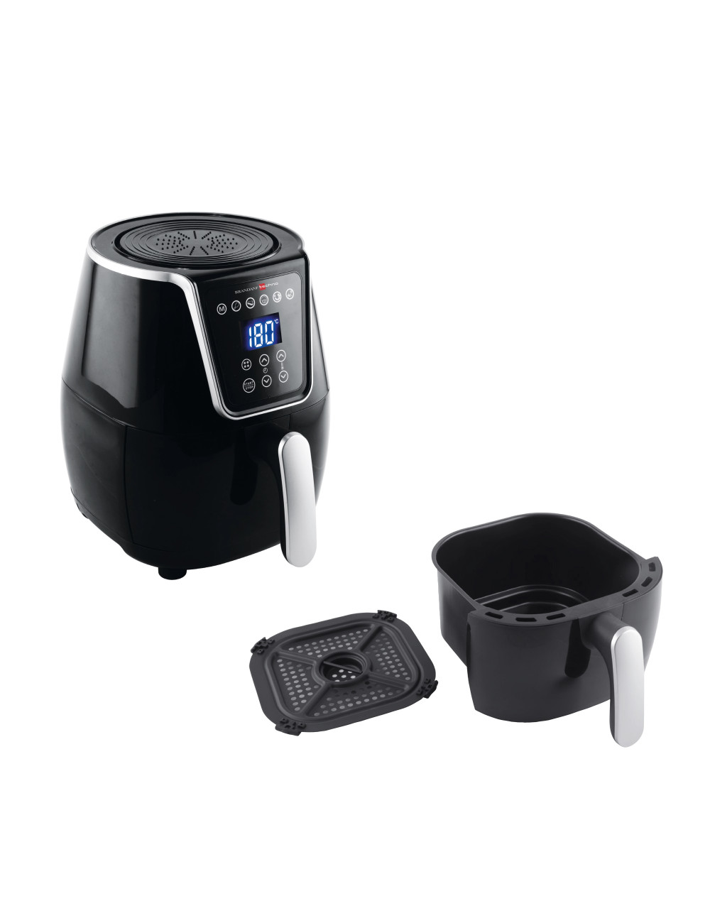 STAINLESS STEEL/PP TECHNO COLLECTION AIR FRYER 3 LT WITH DI | Brandani