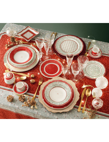 CONNUBIO PORCELAIN 18 PCS DINNER SET | Brandani