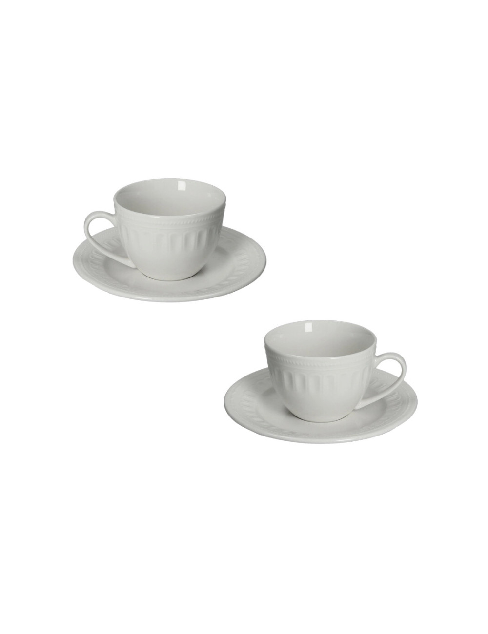 TAZZA THE SENZATEMPO SET 2 PZ NEW BONE CHINA | Brandani