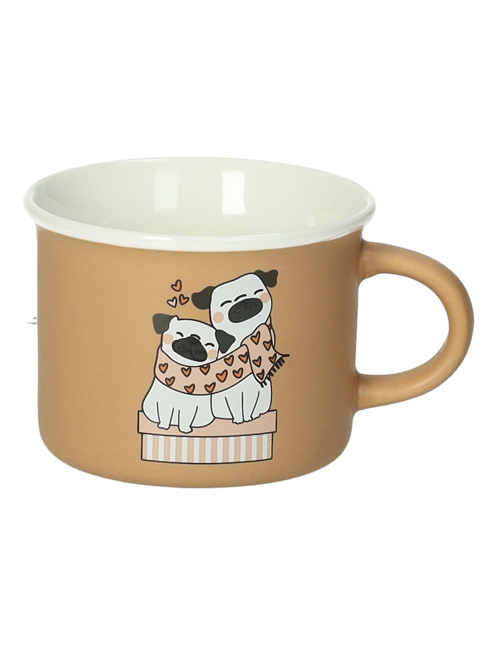 TAZZINA CAFFE' CANI E GATTI SET 4 PZ NEW BONE CHINA | Brandani