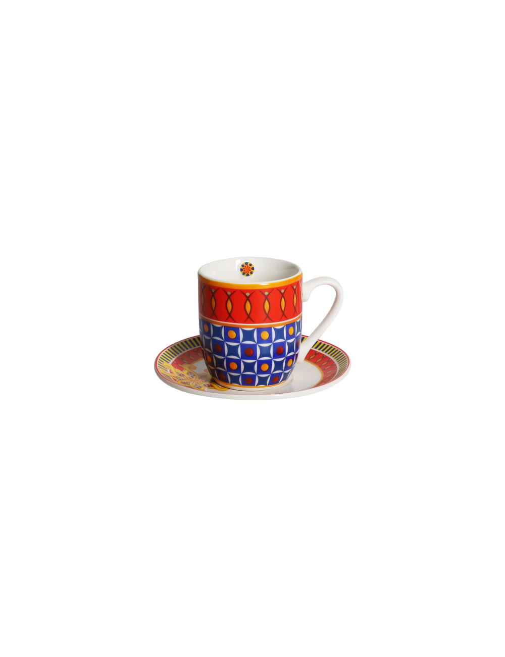 MIAMI PORCELAIN 2 PCS COFFEE CUPS SET | Brandani