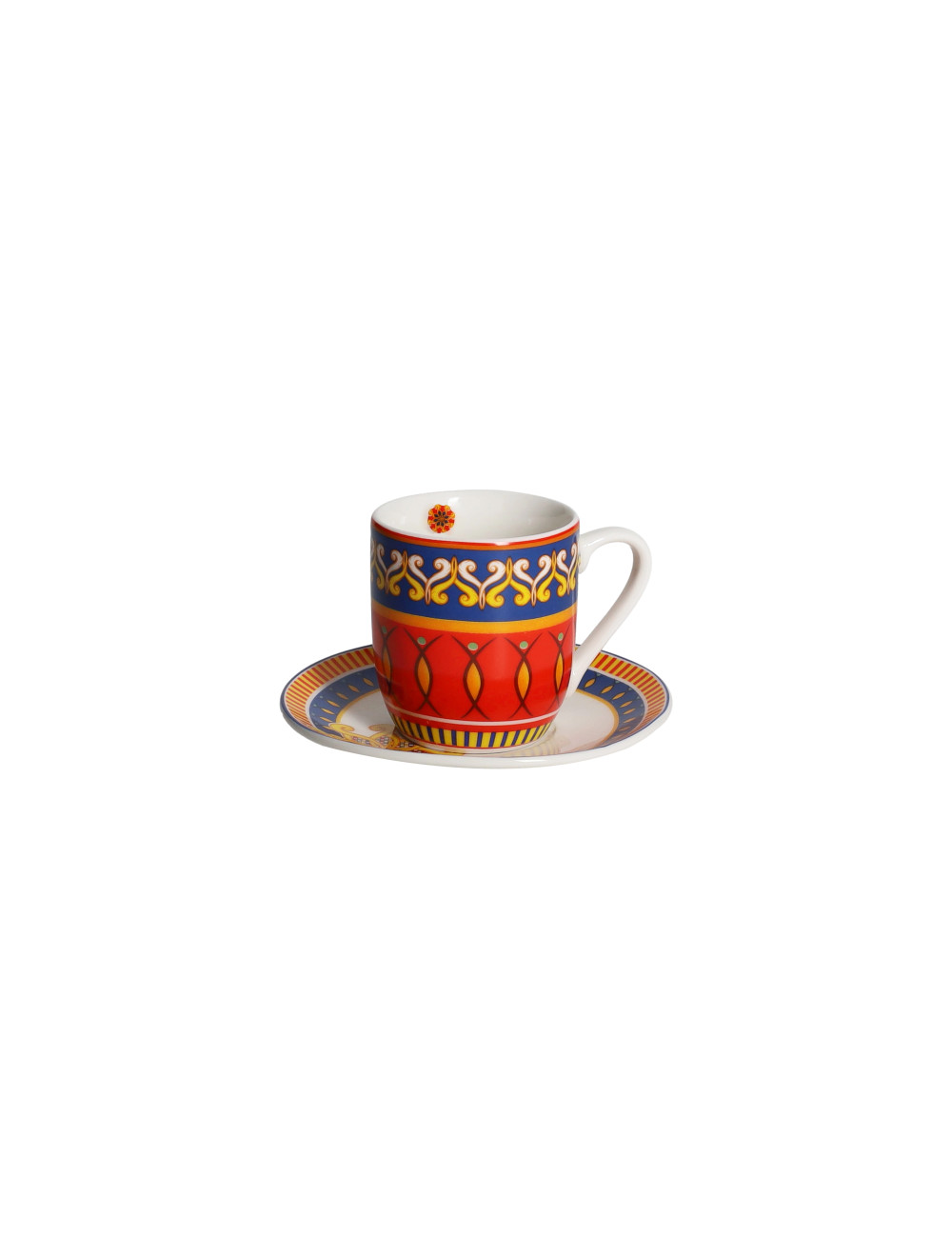 TAZZINA CAFFE MIAMI SET 2 PZ PORCELLANA | Brandani