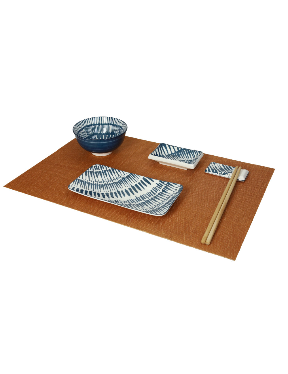 SUSHI SET 12 PZ PORCELLANA/BAMBU' | Brandani