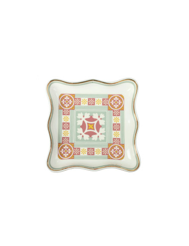 LE CEMENTINE ROSONE PORCELAIN POCKET TRAY | Brandani