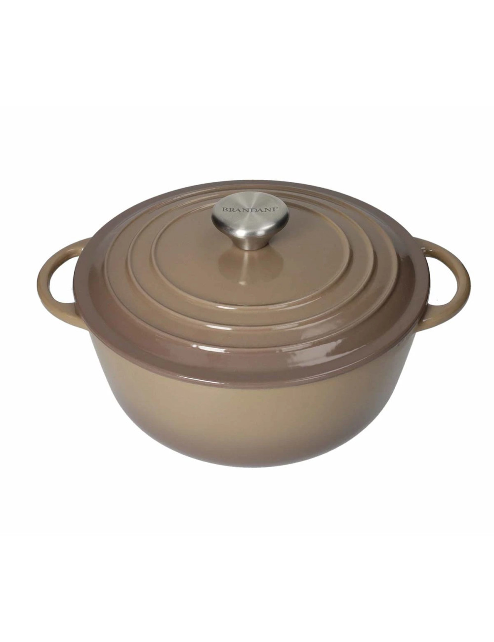 CASSERUOLA COCOTTE TORTORA GHISA SMALTATA CAPACITA' 4 LT | Brandani