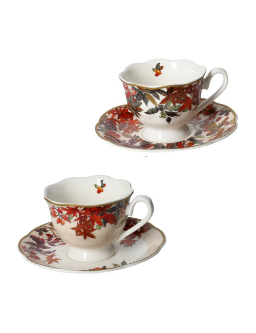 TAZZINA CAFFE' CORBEZZOLI SET 2 PZ NEW BONE CHINA | Brandani