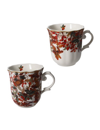 MUG CORBEZZOLI SET 2 PZ NEW BONE CHINA | Brandani