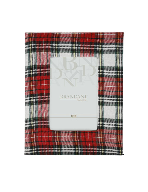 PORTAFOTO TARTAN INT. 13X18 TESSUTO/MDF | Brandani