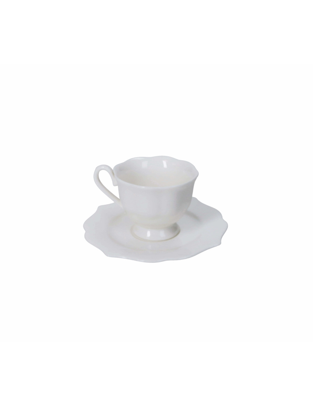 QUEEN NEW BONE CHINA COFFEE CUP 2 PC SET | Brandani