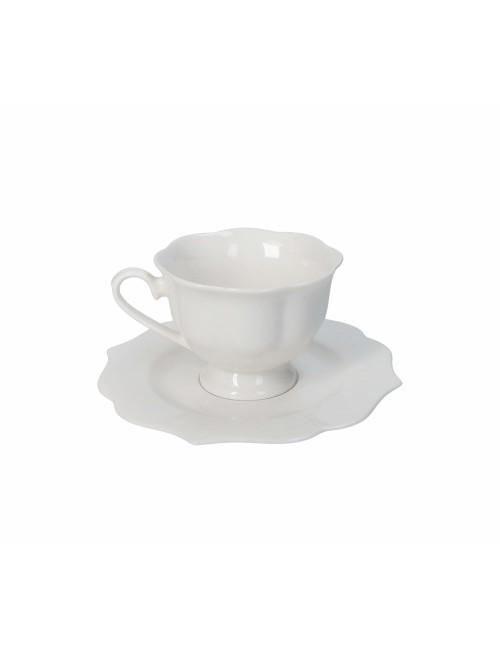 QUEEN NEW BONE CHINA TEA CUP 2 PC SET | Brandani