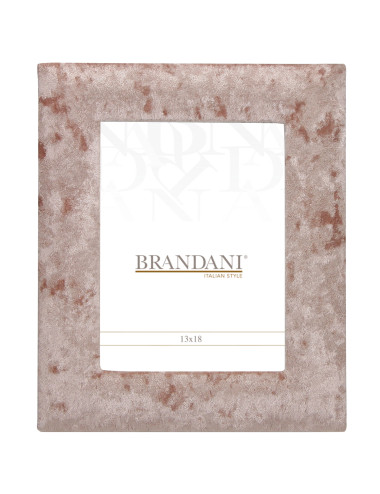 PINK VELVET/MDS PHOTO-FRAME INTERNAL SIZE CM 13X18 | Brandani