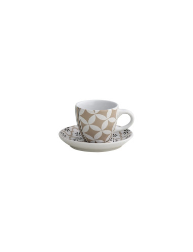 TAZZINA CAFFE ALHAMBRA SET 2 PEZZI IN PORCELLANA | Brandani