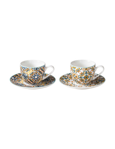 MEDICEA NEW BONE CHINA COFFEE CUPS 2 PCS SET | Brandani