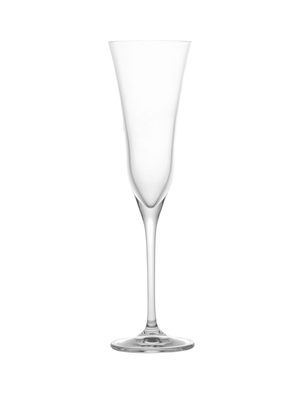 CAREZZA CRYSTAL GLASS FLUTE | Brandani