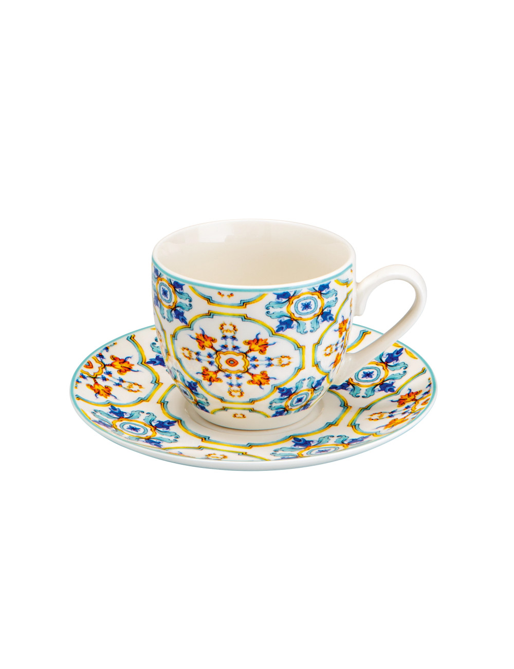 TAZZINA CAFFE MEDICEA SET 6 PZ NEW BONE CHINA | Brandani