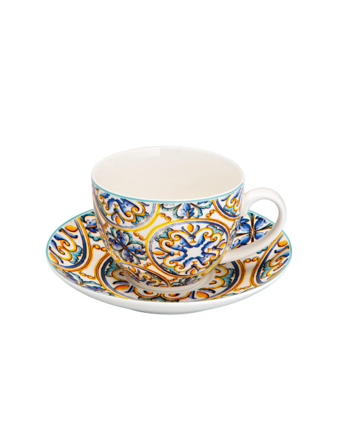 TAZZA THE MEDICEA SET 2 PZ NEW BONE CHINA | Brandani