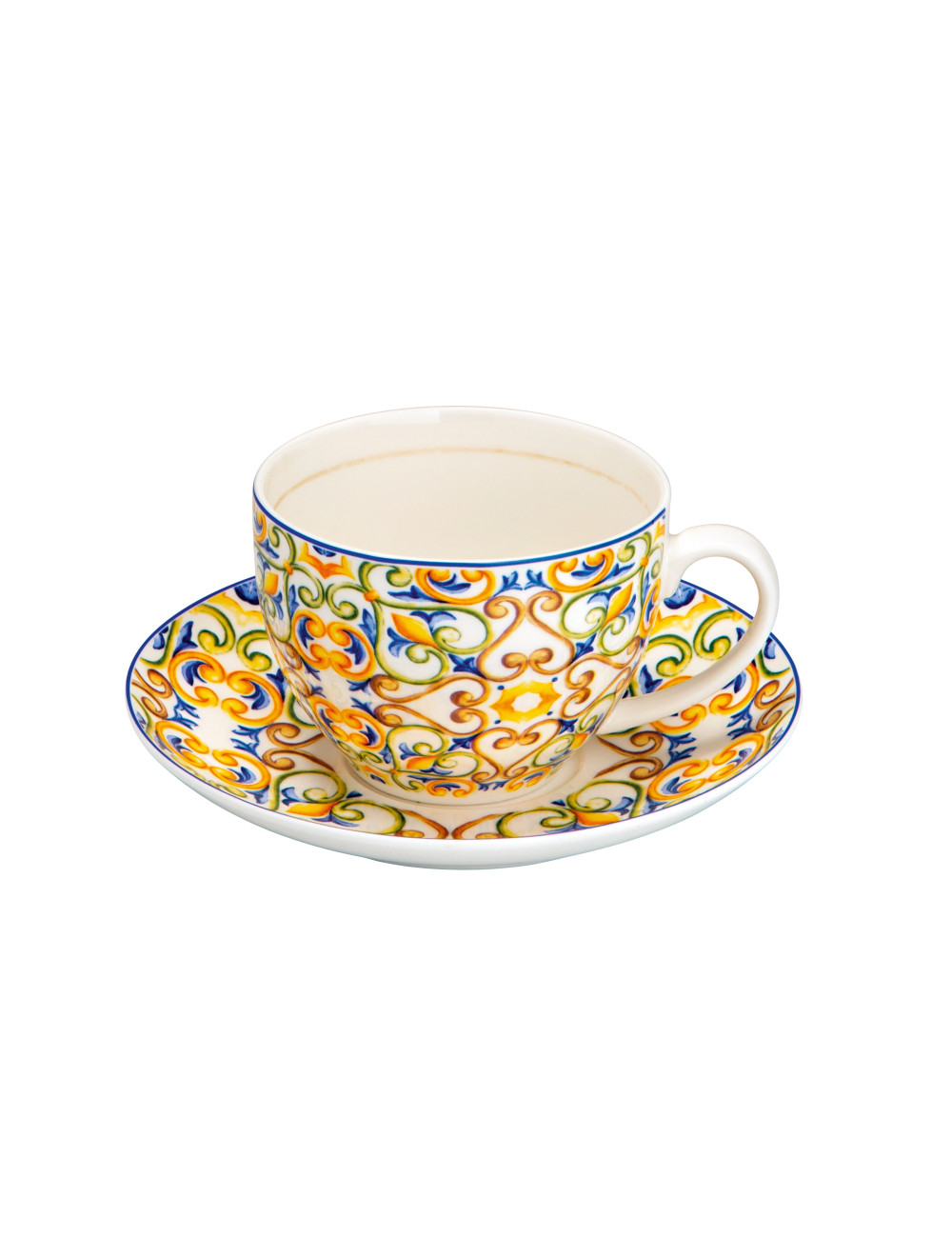 MEDICEA NEW BONE CHINA TEA CUP 2 PC SET | Brandani