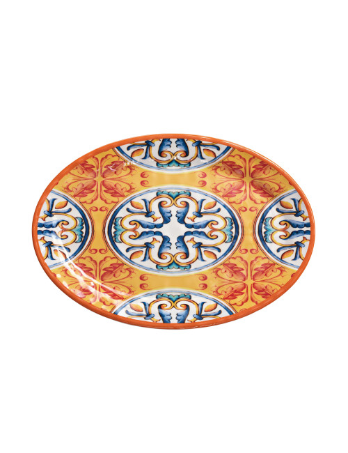 MEDICEA ORANGE MELAMINE TRAY | Brandani