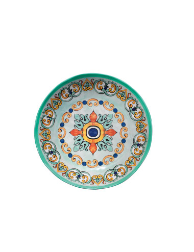 MEDICEA SEA WATER COLOR MELAMINE SOUP PLATE  | Brandani