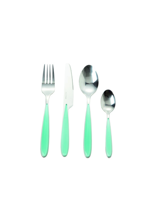 AQUAMARINE 16 PC STAINLESS STEEL CUTLERY SET | Brandani