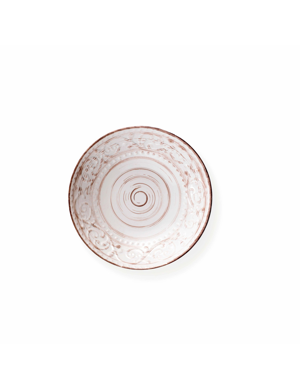 PIATTO FONDO BIANCO IN STONEWARE SERENDIPITY | Brandani