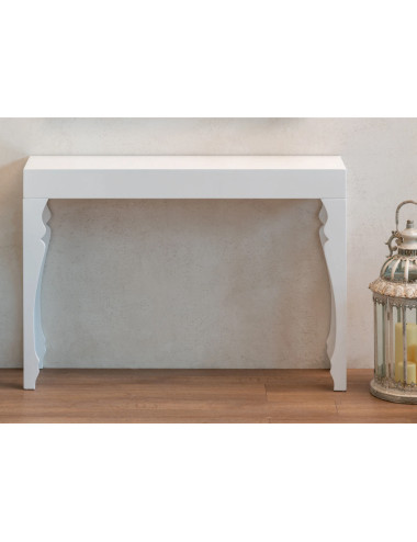 WHITE LACQUERED CONSOLE MDF SMALL SIZE | Brandani