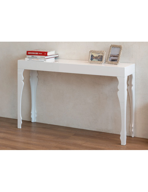 WHITE LACQUERED CONSOLE MDF LARGE | Brandani