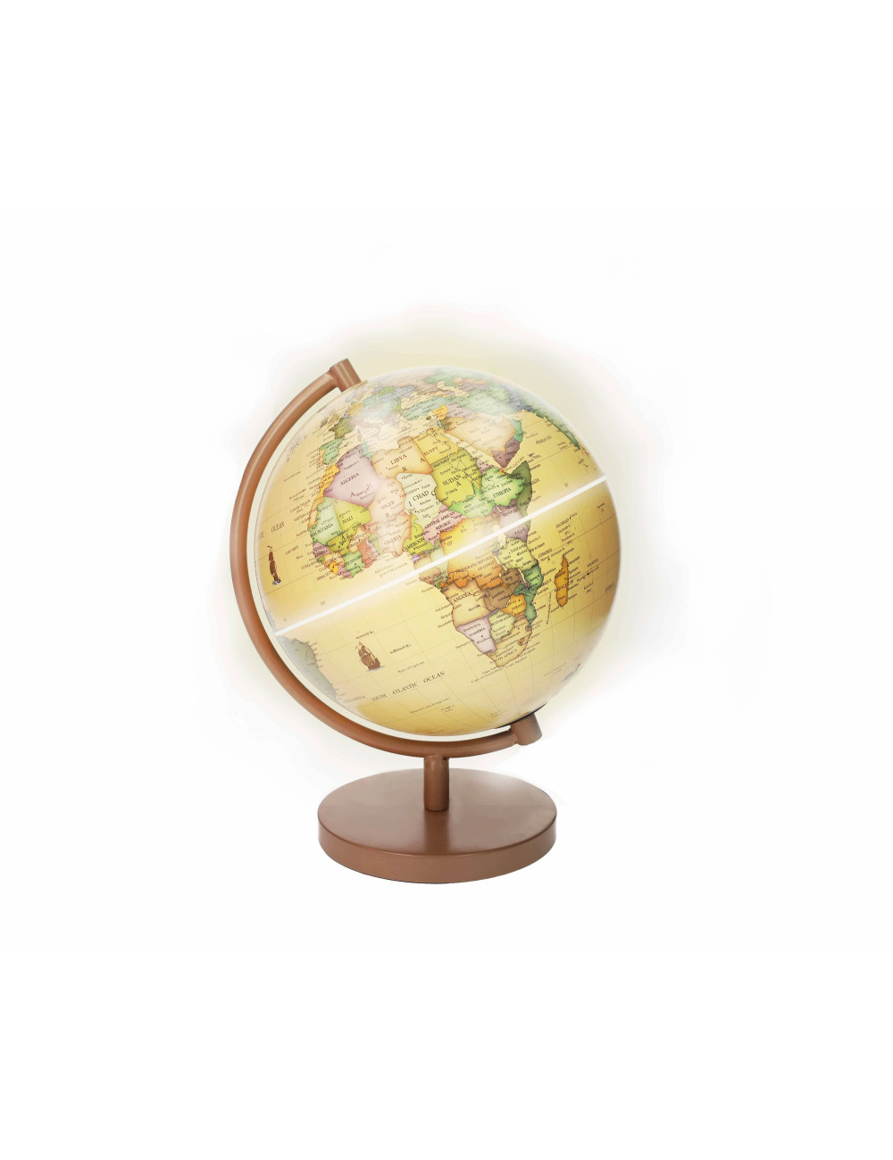 LAMPADA MAPPAMONDO GEOGRAFICO PP PVC E METALLO | Brandani