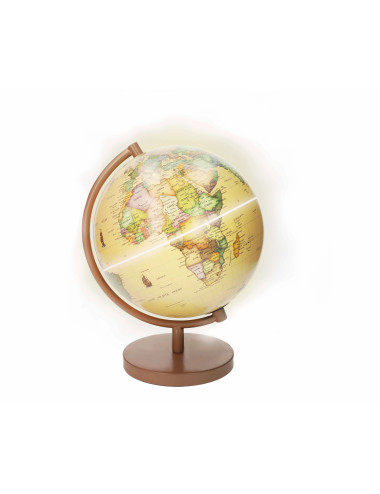 LAMPADA MAPPAMONDO GEOGRAFICO PP PVC E METALLO | Brandani