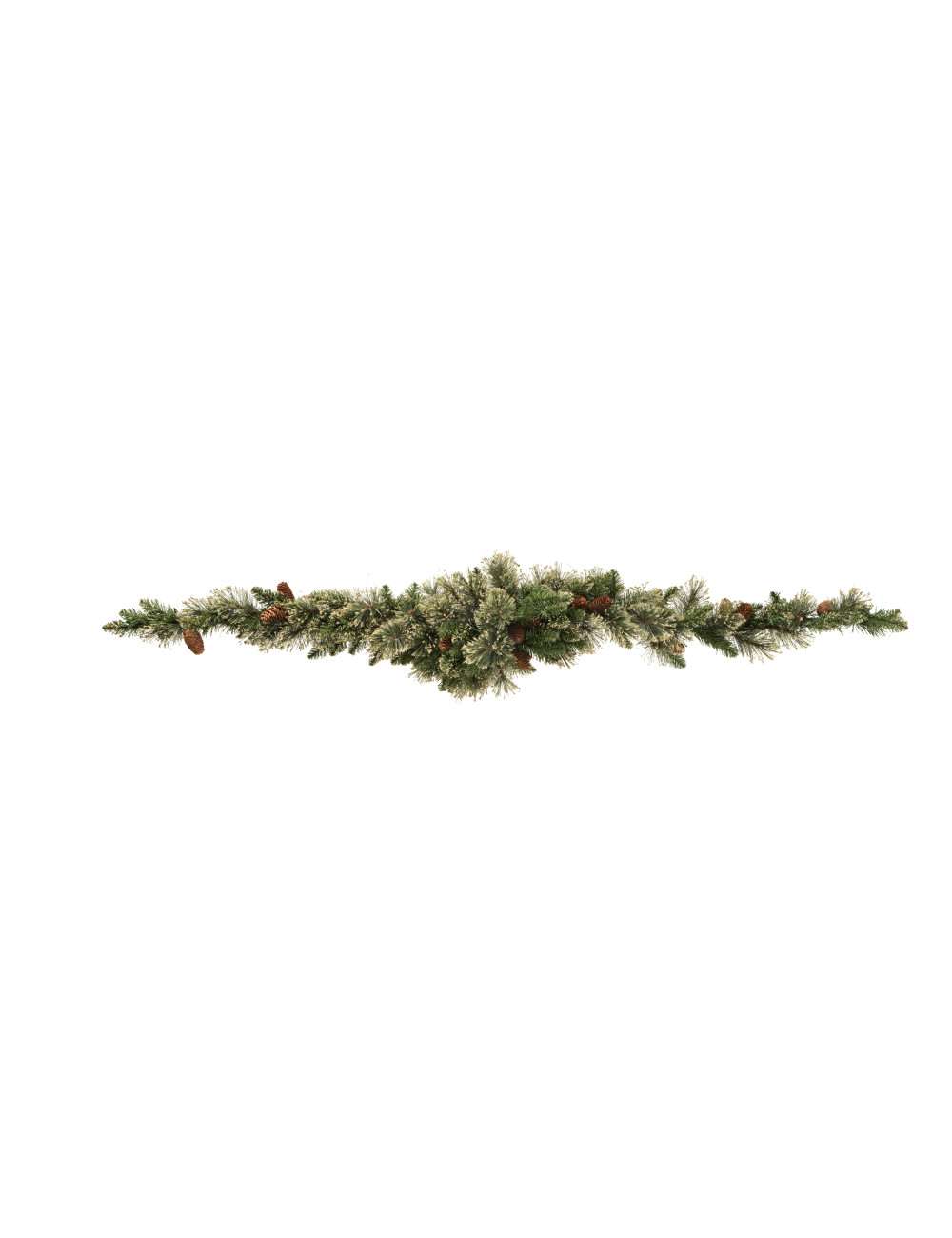 GOLDEN FIR TREE W/PINES DECORATION | Brandani