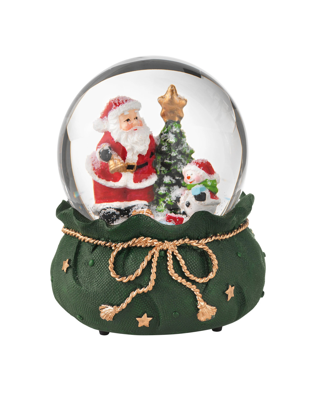 SNOW BALL MUSIC BOX ASSORTED SUBJECTS COLORS POLYRESIN | Brandani