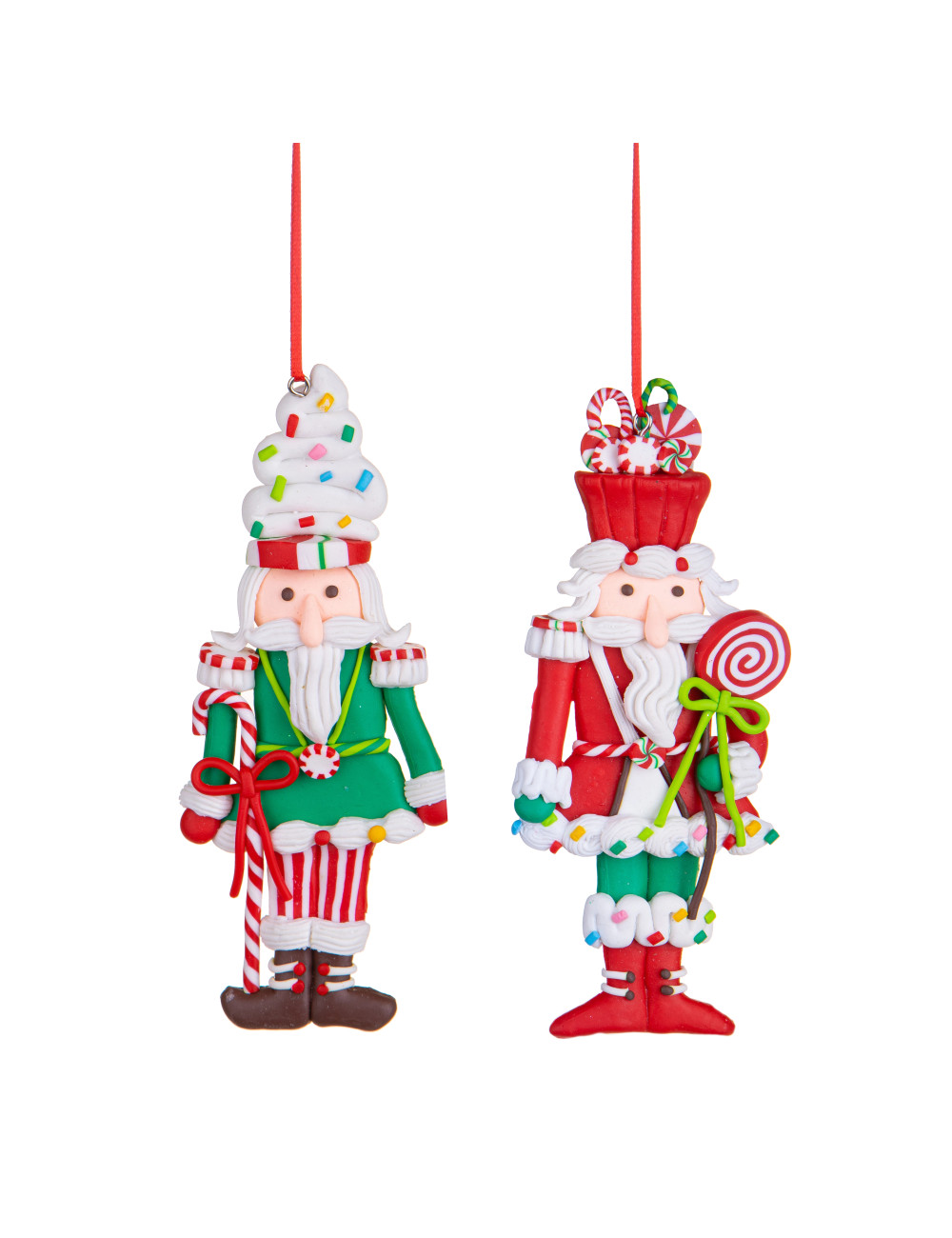 GINGER BREAD NUTCRACKER DECORATION 2 PCS SET | Brandani