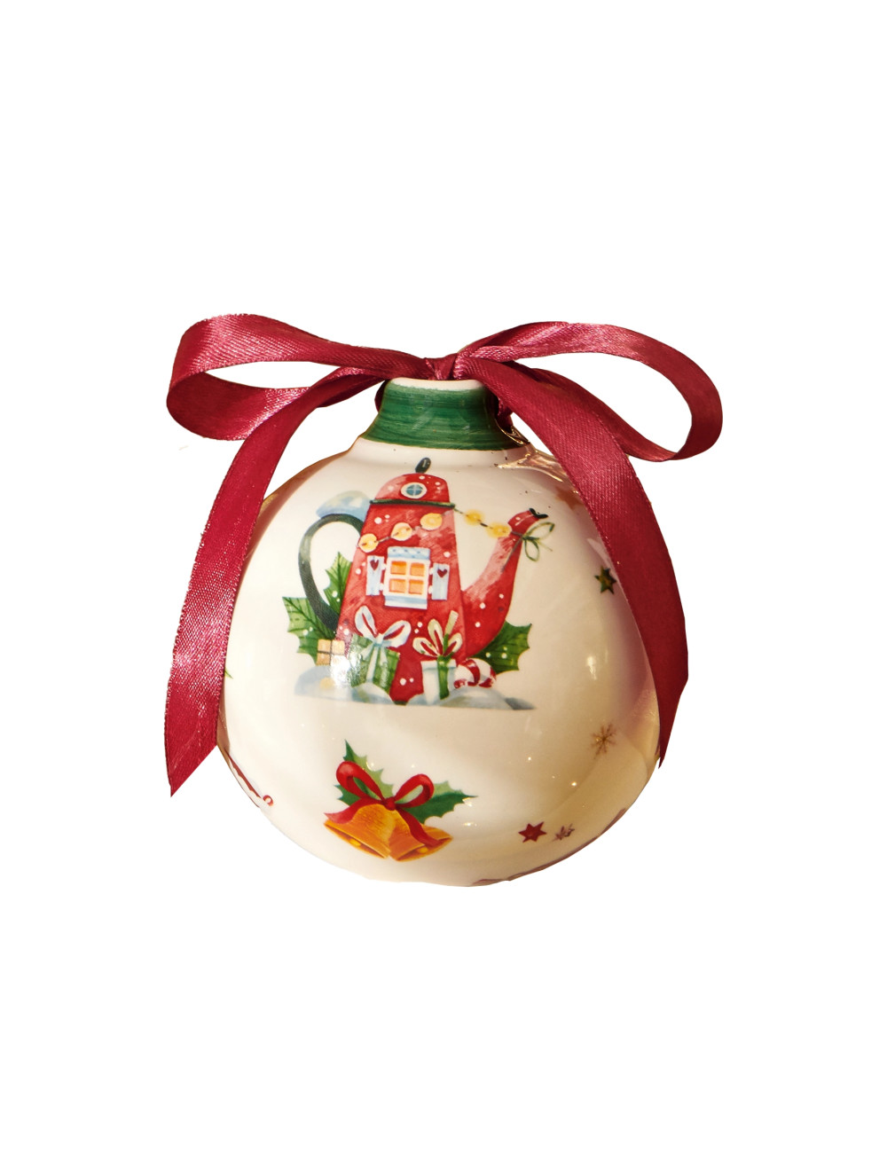 PALLA DI NATALE TEIERA CERAMICA | Brandani