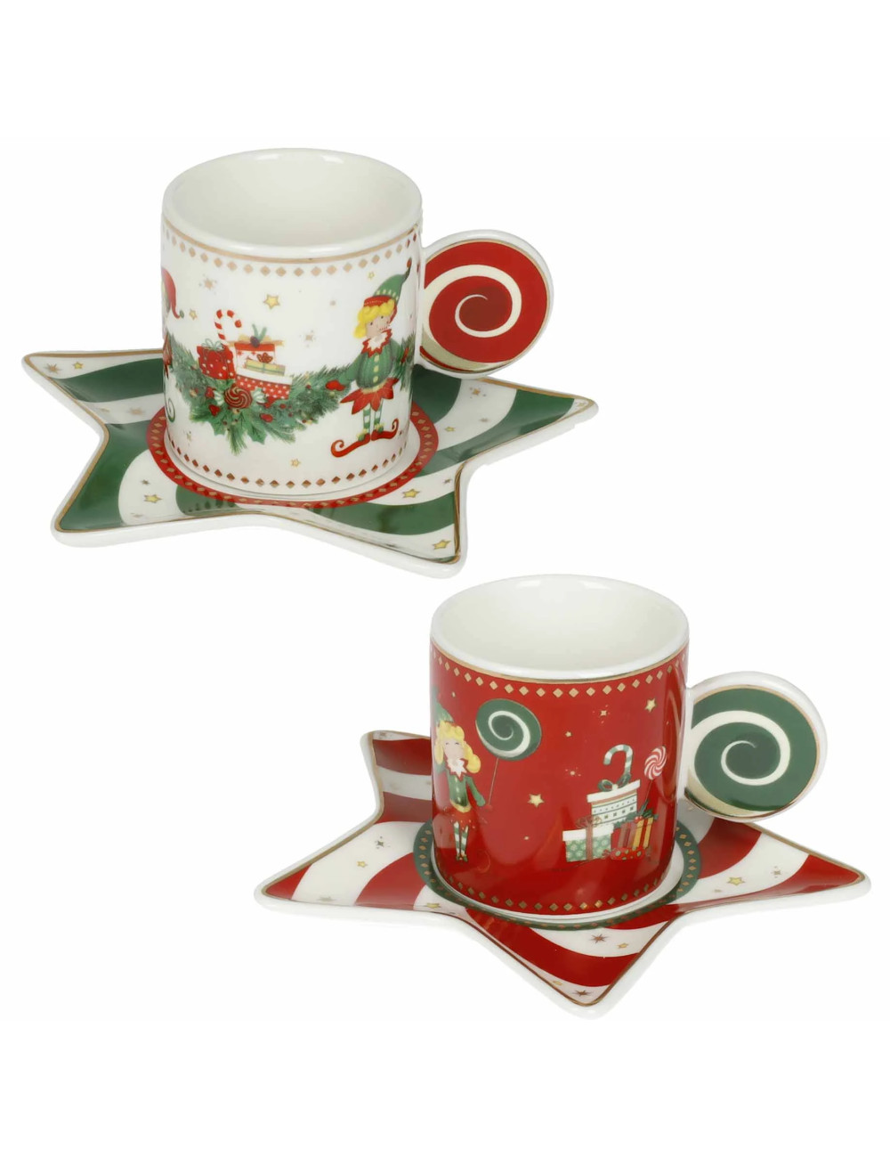 TAZZA ELFOMAGIA SET 2 PZ NEW BONE CHINA | Brandani